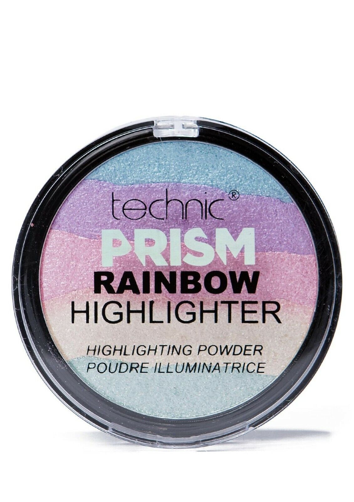 Technic Prism Unicorn Rainbow Highlighter Baked Shimmer Face Powder