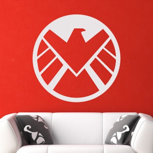 Agents of Shield Superhero Logo Wall Art Sticker (AS10218) - Picture 1 of 2
