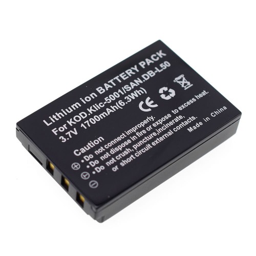 Battery or USB charger for Kodak KLIC-5001 EasyShare DX6490 DX7440 DX7590 DB-L50 - Picture 14 of 40