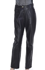 Mint Sz. 8 Wilsons Dark Brown Genuine Leather Pants