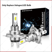 For Toyota Corolla 1998-2000 2X H4 9003 Front LED Headlight Bulbs High low Beam