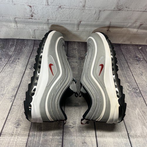 Nike Air Max 97 Golf Cleats Shoes ‘Silver bullet' Men’s Size 13 CI7538-001 NEW - Picture 7 of 12