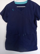 Size XS navy blue scrub top. Style SSL0780ST "indigo" color. Excellent cond
