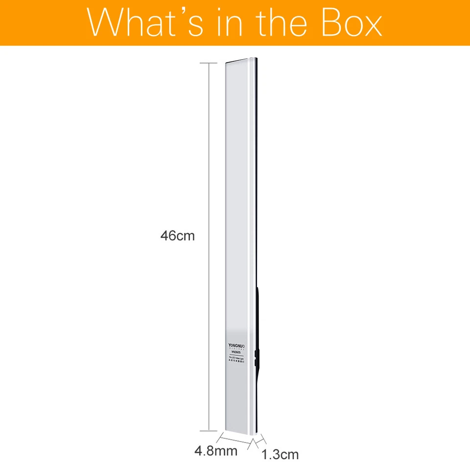 YONGNUO YN360S Ultra-thin Handheld Ice Stick LED Video Light Bi-Color 3200-5500K - Image 3 of 4