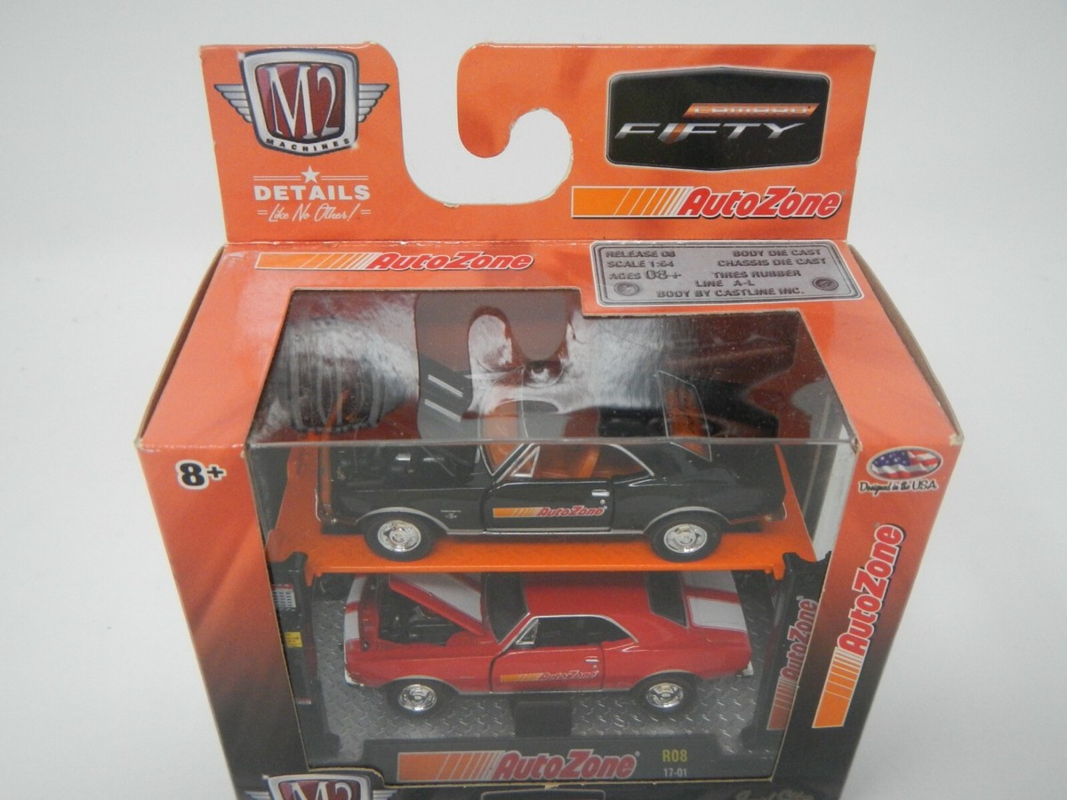 M2 Machines Camaro Fifty 2 Pack Auto Zone '67 Chevy Camaro Z/28 RS
