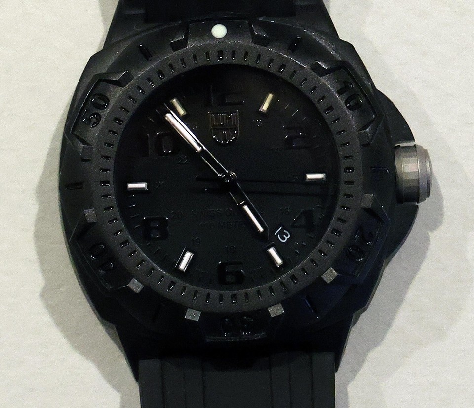 Luminox Sentry Black Out, 43mm, Black Carbon Fiber Case, Model XL.0201