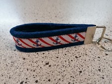 Schlüsselanhänger Schlüsselband Geschenkidee Mitbringsel Wollfilz Anker Sylt