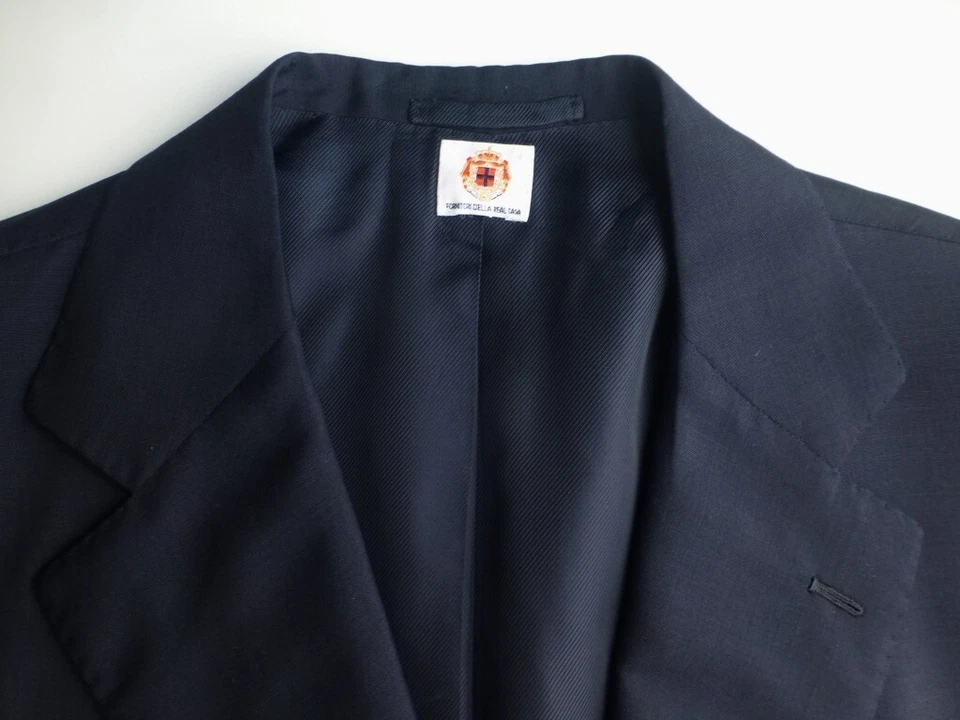 Blazer Luigi Borrelli 54R/44R Excelente Estado Traje Chaqueta Mohair Foto 3 de 4