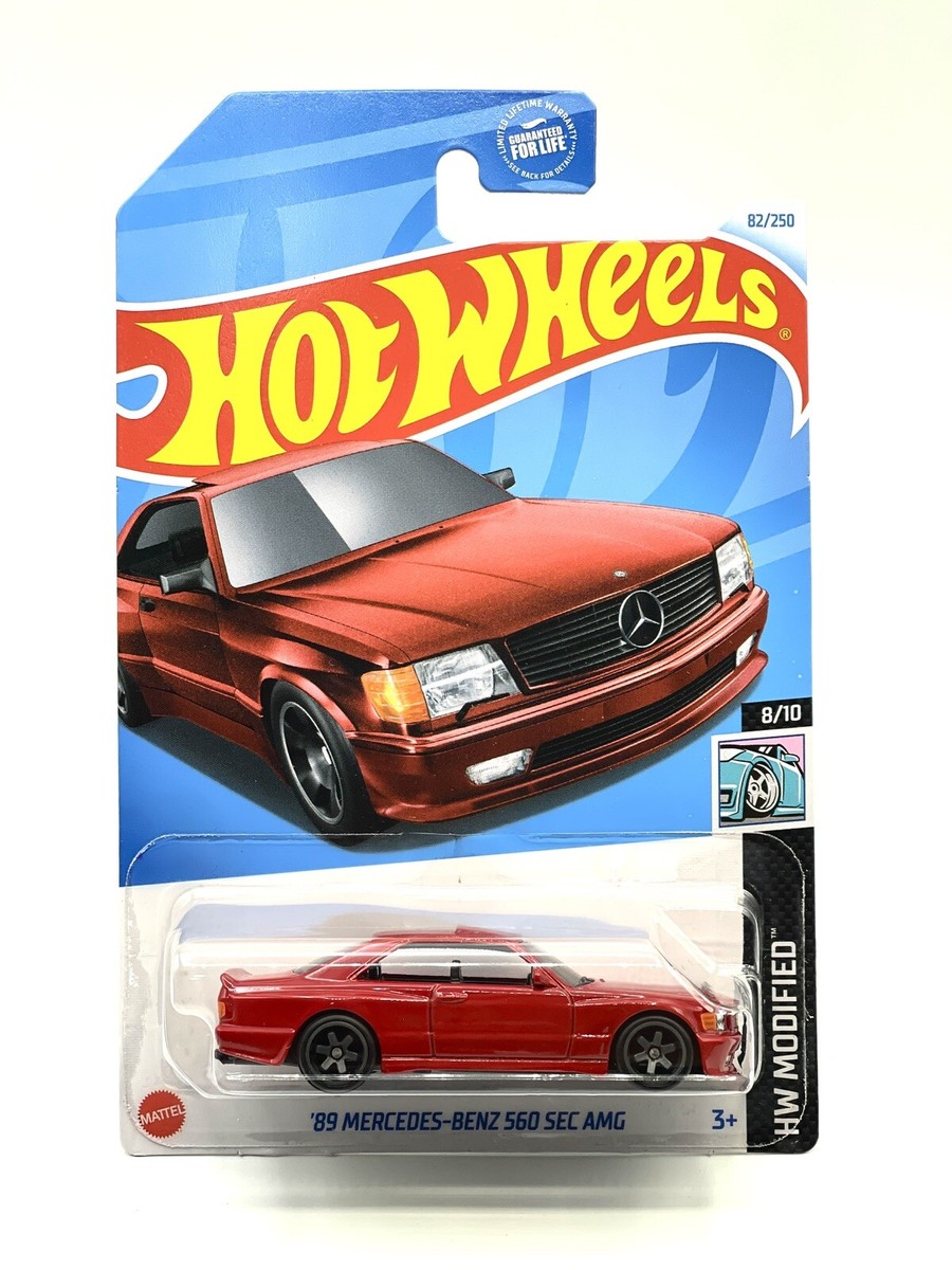 新品12個 ホットウィール’ 89 メルセデス・ベンツ 560 SEC AMG 2024 Hot Wheels 89 Mercedes-Benz 560 SEC AMG red SUPER