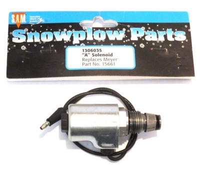 ''A'' Solenoid, Snow Plow, Meyer 15661,  Buyers 1306035