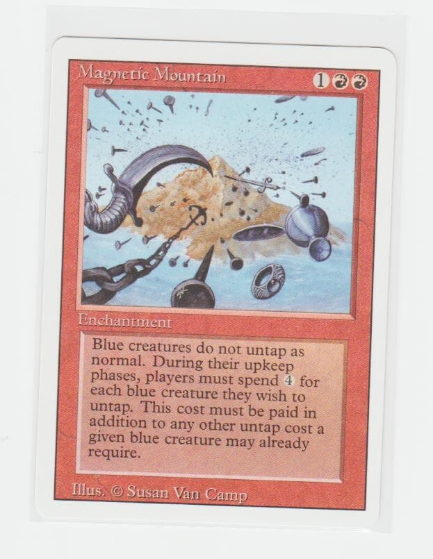 Magic the Gathering ~ MTG ~ 1x Magnetic Mountain ~  M/NM ~ REVISED