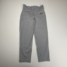 Nike Team Engineered Baseball Pants Youth Gray - Size M