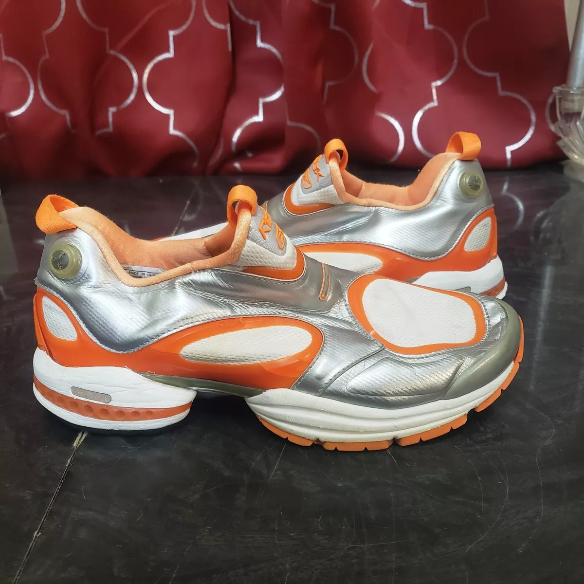 Mirakuløs Forord manuskript Reebok Pump 2.0 DMX Shear Edition Women&#039;s Size 8 Sneakers Slip On  Orange/Silver | eBay