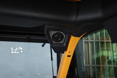 Black Rear Trunk Speaker Audio Frame Cover Trim for Ford Bronco 2021-2024 Tone - Foto 6 di 13