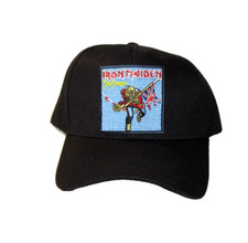 IRON MAIDEN THE TROOPER Music Band Logo Patch Adjustable Baseball Hat BRAND NEW