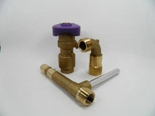 RECLAIMED WATER 3/4" BRASS QUICK COUPLER VALVE -LOCKING COVER-SWIVEL RAIN BIRD 