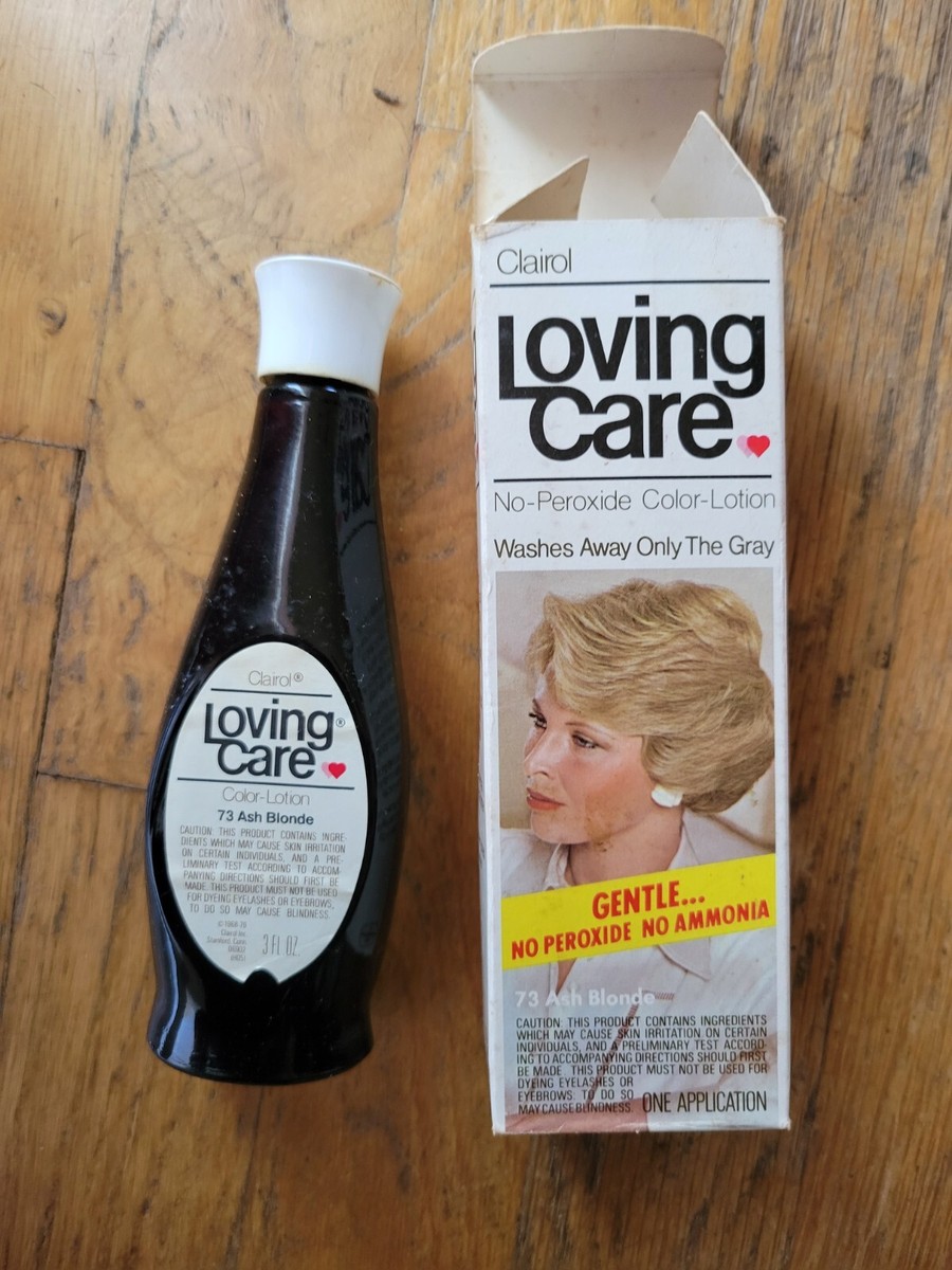 Vintage 1970s Clairol Loving Care Color Lotion 73 Ash Blonde 1/4