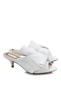 white kitten sandals