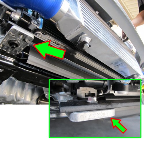2X NEW LOWER RADIATOR BRACKET FOR VAUXHALL OPEL INSIGNIA A MK1 23120322 01310029 - Picture 4 of 5