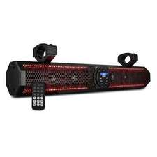 DS18 26" Amplified Marine Sound Bar with Built-in Bluetooth Connectivity LEDs