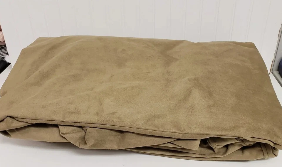 Funda para sofá Pottery Barn Pearce sin brazos gamuza diaria trigo claro seccional Foto 2 de 4