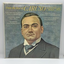 RCA Victor: Vintage From the Best of Caruso Vinyl Album, Collectible Record