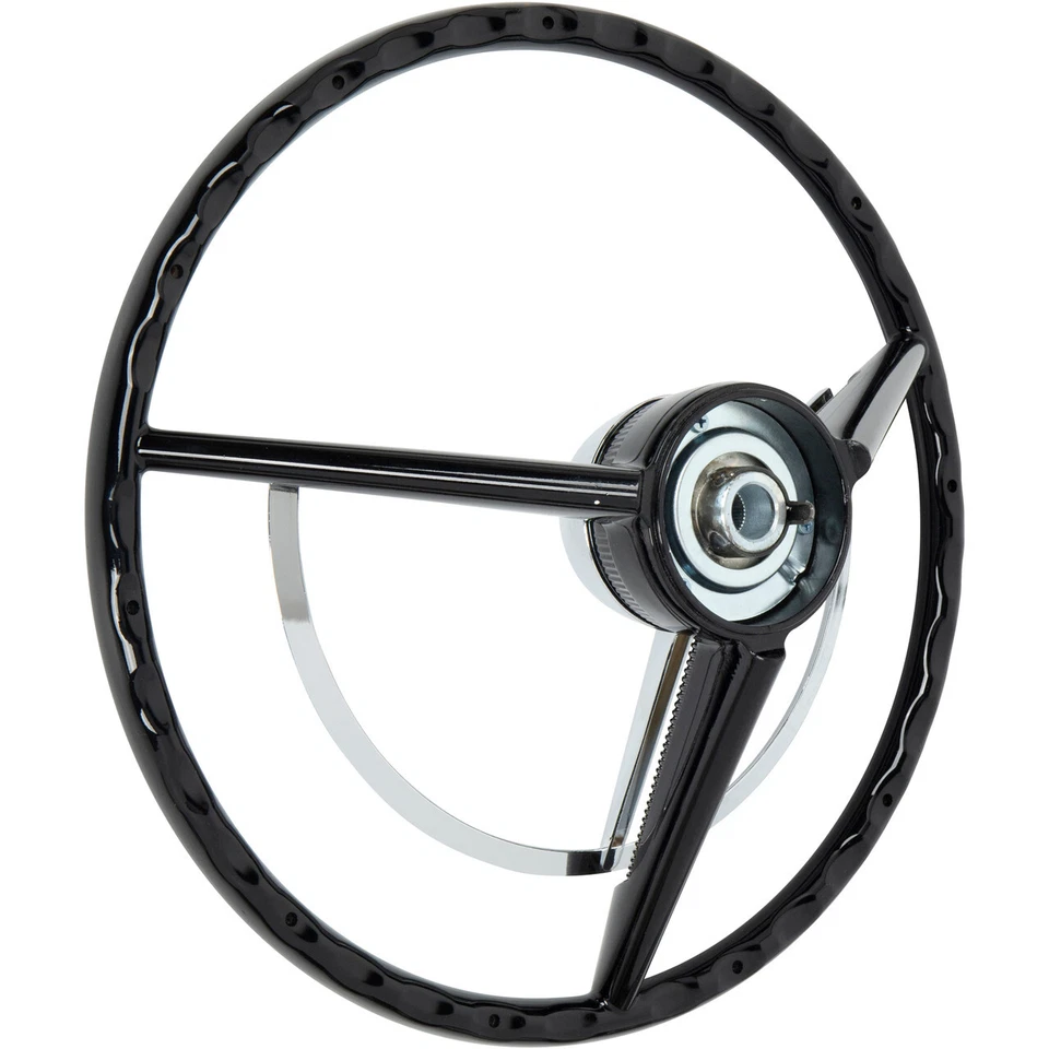 American Retro 15" Steering Wheel w/ Horn Button for 1960-1963 Ford Falcon - Image 4 of 4