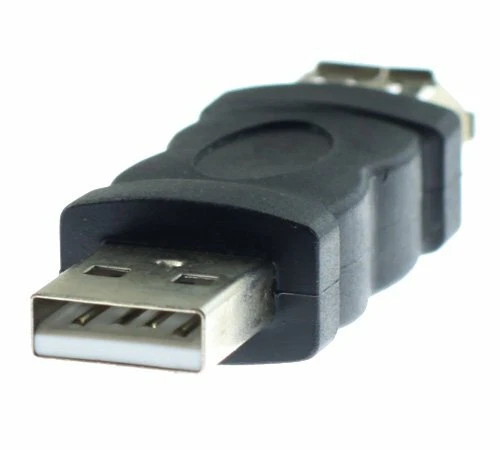 Firewire IEEE 1394 6 Pin F zu USB M Adapter Konverter 52x18x9mm für USB 1.1/2.0 - Bild 4 von 4