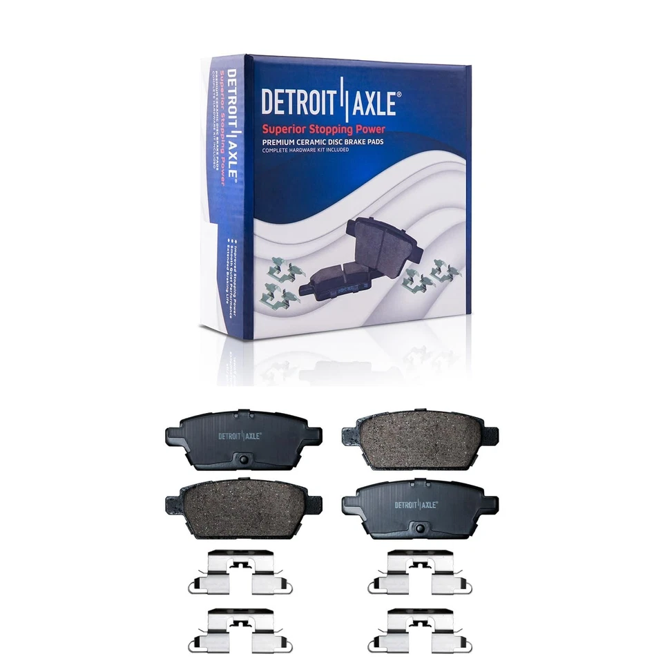 Front & Rear Ceramic Brake Pads for Ford Fusion Lincoln MKZ Zephyr Mazda 6 Milan - Image 4 of 4