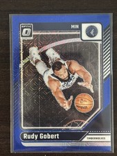 RUDY GOBERT 2024-25 DONRUSS OPTIC CHOICE BLUE PRIZM TIMBERWOLVES /24