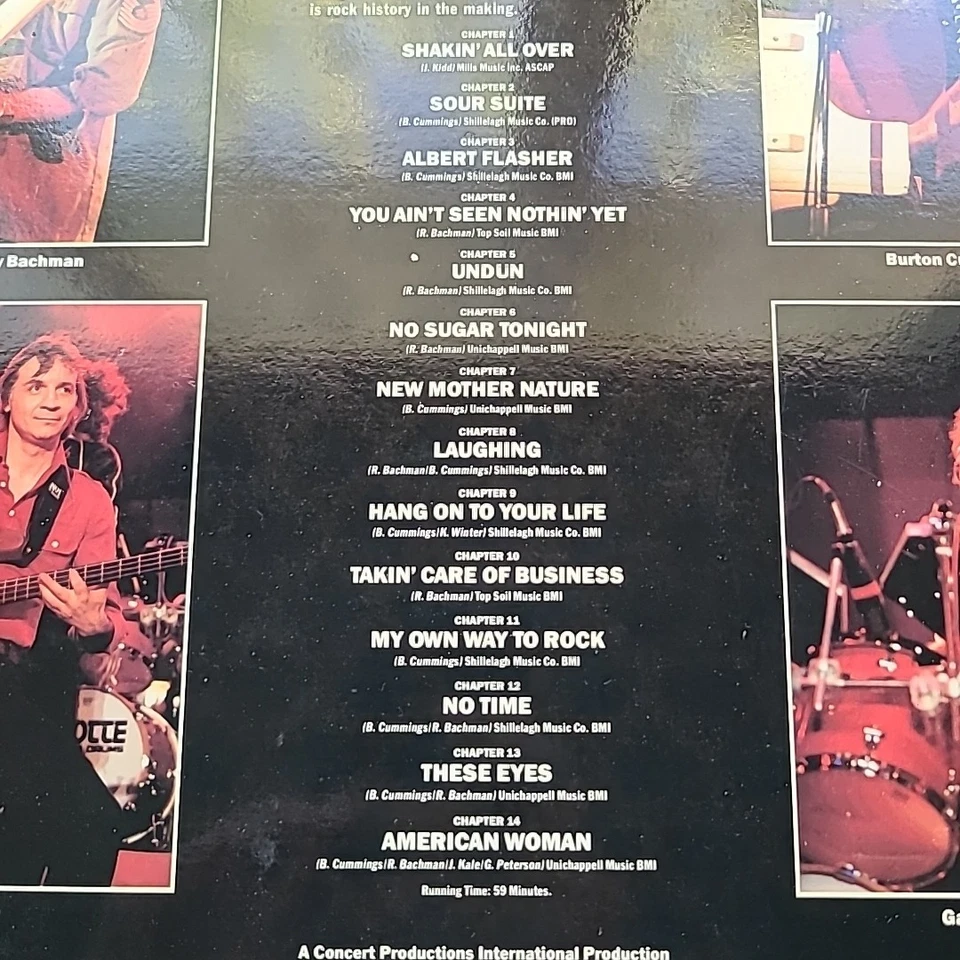 The Guess Who Together Again Laserdisc Excellent Condition 1983, Extended Play - Image 3 of 4