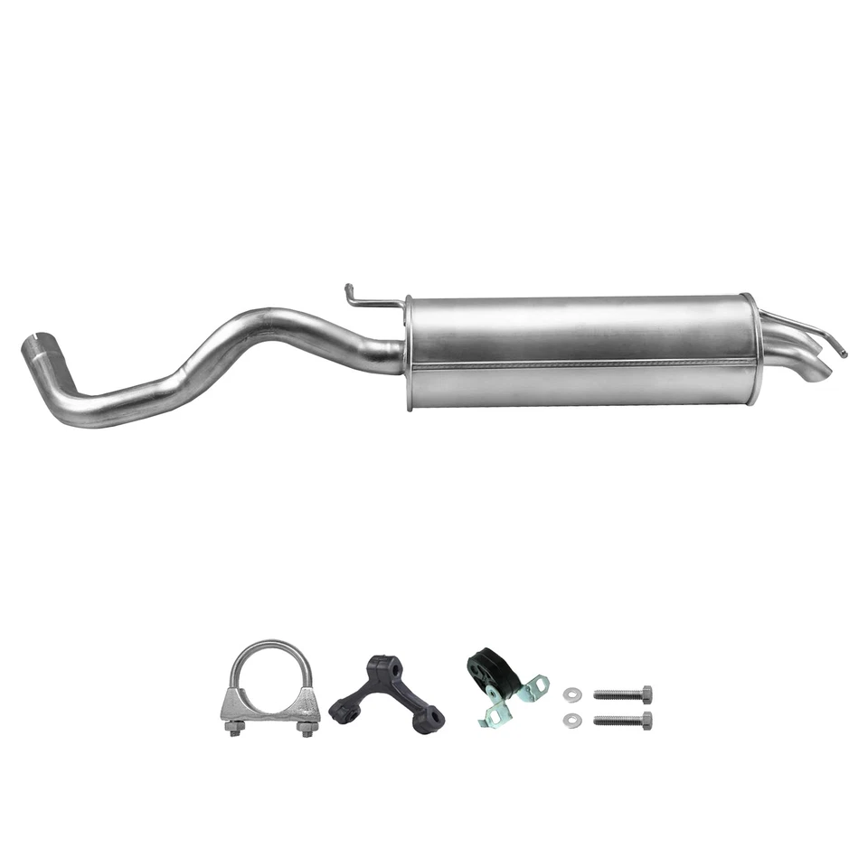 silencieux arrière  Audi A3 Seat Leon VW Golf IV New Beetle 1.9 TDI + attaches - Photo 2/4