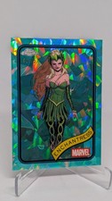 2025 Topps Chrome Marvel Sapphire Enchantress #43 Aqua /75