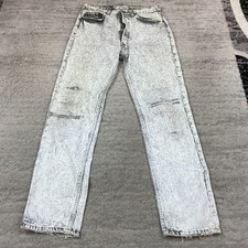 VTG Levis 501XX Acid Wash Pants 32 Blue Jeans Denim 501 0655 Buttonfly 32x32 70s