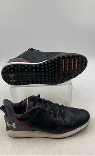 Under Armour Mens HOVR Drive Spikeless Wide 3025079 001 Black Golf Shoes Sz 11.5