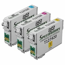 Reman Color Cartridge set of 3 for Epson Ink 127 127220 127320 127420 T127