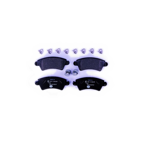Bremsbelagsatz Ohne VerschleißWarnung 18 Mm Hella FüR U.A. Peugeot 206-image