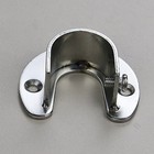  4 PC Closet Support Bracket Heavy Duty Rod Round Tube Shower Curtain