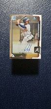 2015 OZZIE ALBIES BOWMAN CHROME RC AUTO  NICE!