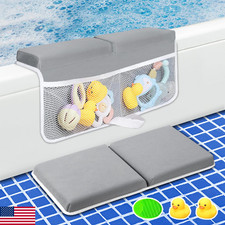 Bath Kneeler and Elbow Rest Pad Set, Quick Dry Baby Bath Kneeling Pad Thick Soft