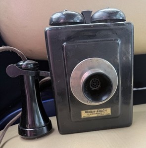 Western Electric Wall Telephone Pre-1940 Antique Vintage Collectible