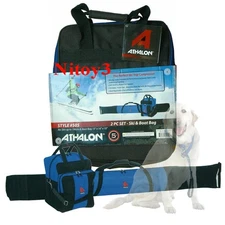 Athalon Deluxe Ski Bag 74” and Boot Bag Shoe Up-To 13”-Water Resistant 2-Piece