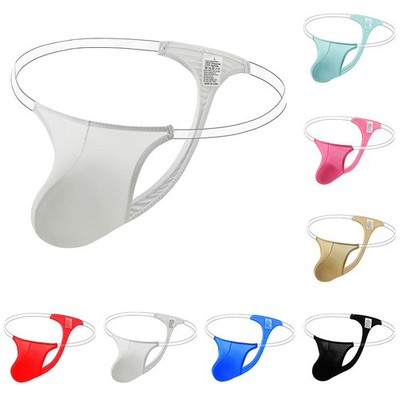 Low Waist T-Back Ice Silk G-String Schlafzimmer Atmungsaktiv Low Waist Design