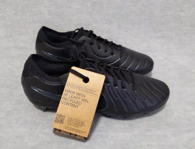 Nike Tiempo ACC Legend 10 Elite FG Black Soccer Cleats Men display picture 1