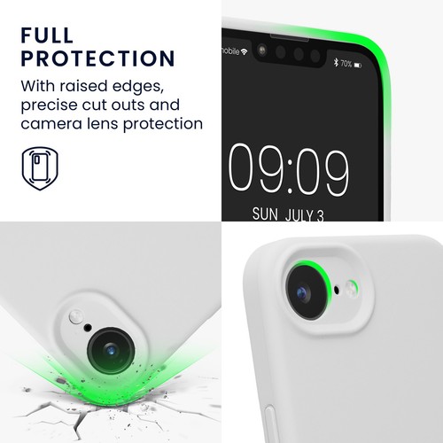 Silikonowe etui TPU kompatybilne z Apple iPhone 16e Slim Cover - Zdjęcie 3 z 8