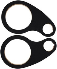 Pipeman'S Carpeted 8" Wood Ring With 1 2-7/8" Tweeter Opening Sold In Pairs