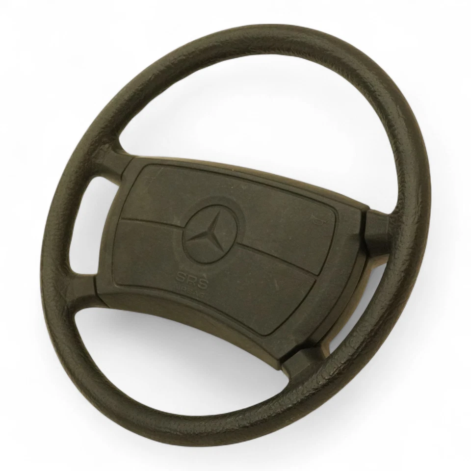 87-89 Mercedes 260E 300E 300Ce 300Te 300D 300Td W124 Steering Wheel Leather Oem Foto 3 de 4