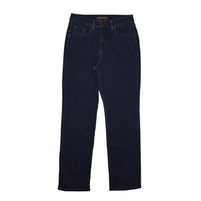 WOMEN WITH CONTROL $76 My Wonder Denim Straight Leg Jean Dark Wash Size 20W