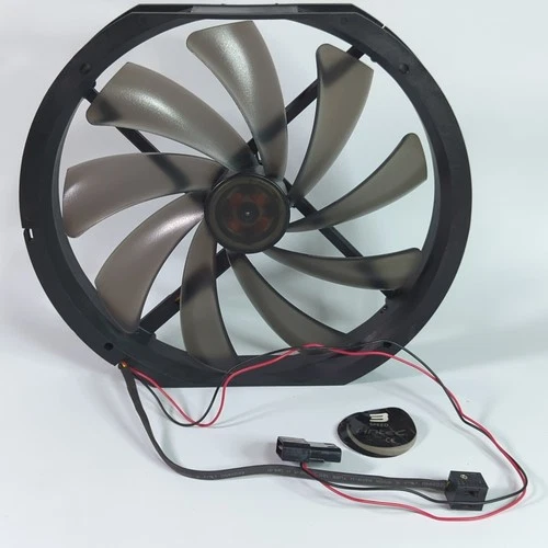 Antec 200mm Blue LED Case Fan 3-Speed 3-Pin 12V PC Computer Cooling 20cm