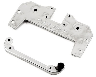 Redcat Monte Carlo/SixtyFour Steering Tray w/Steering Rack (Chrome) [RER15555]